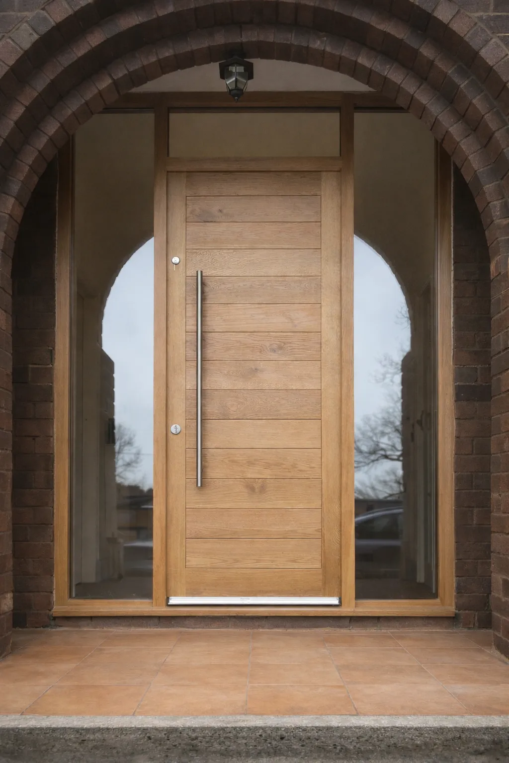 Contemporary timber door set (3)