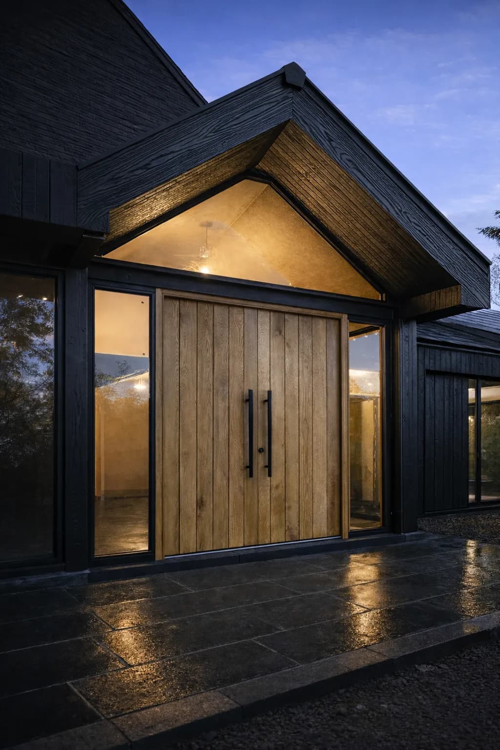 Contemporary timber door set (4)