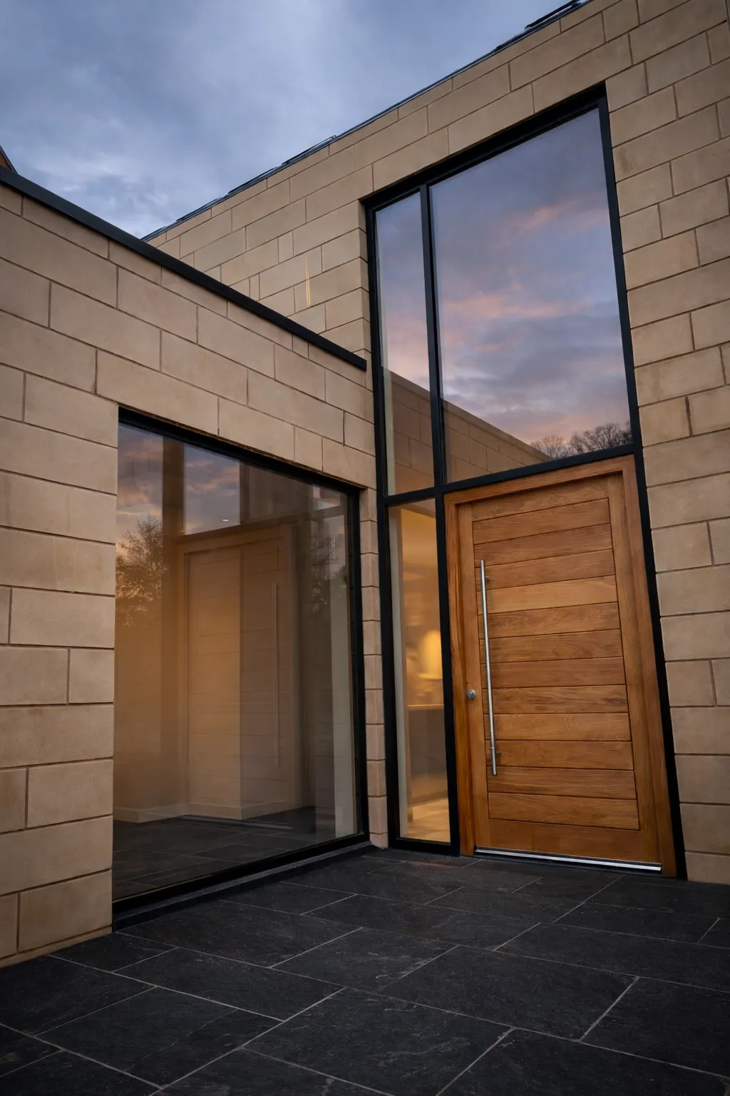 Contemporary timber door set (8)