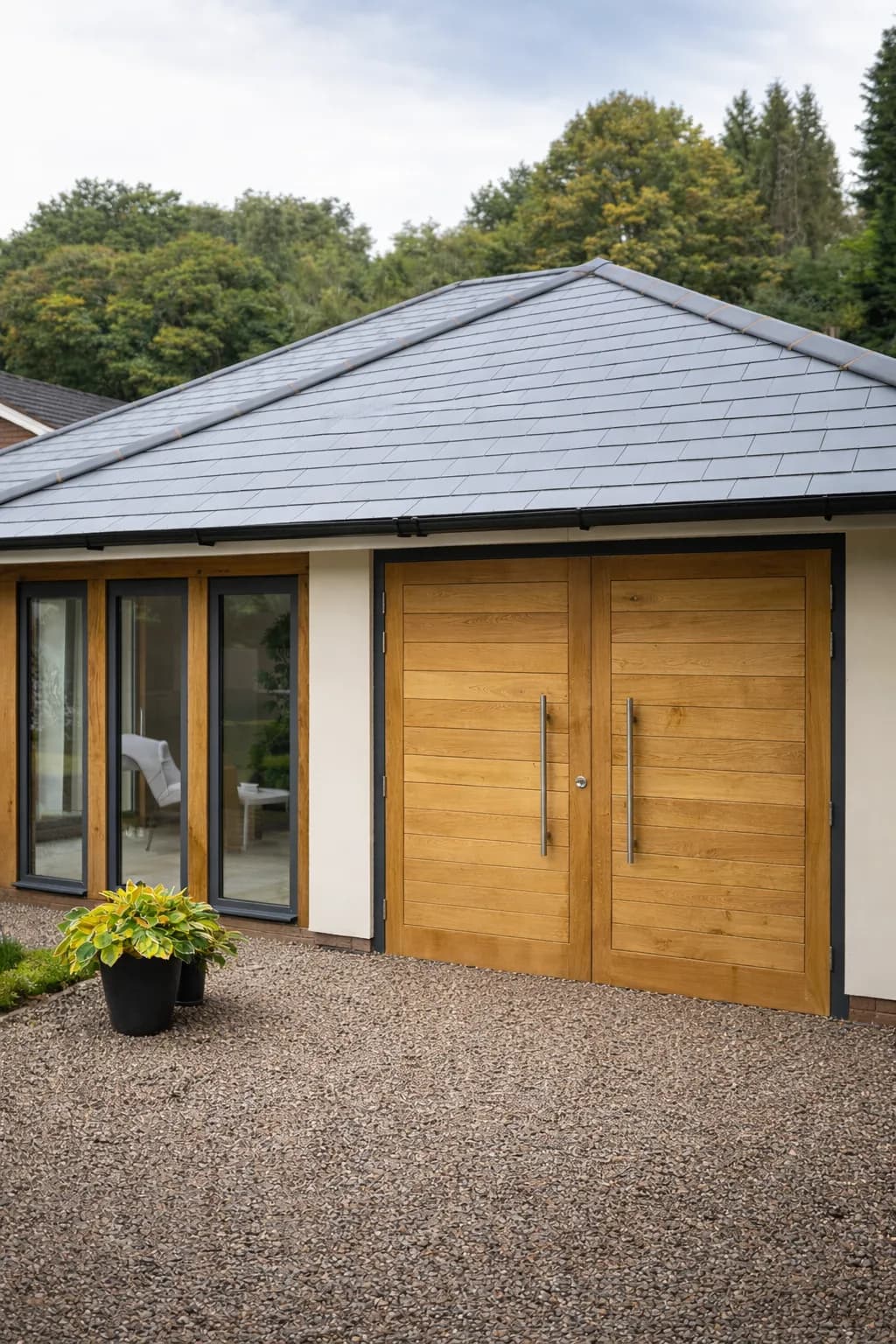 Architectural timber garage door (8)