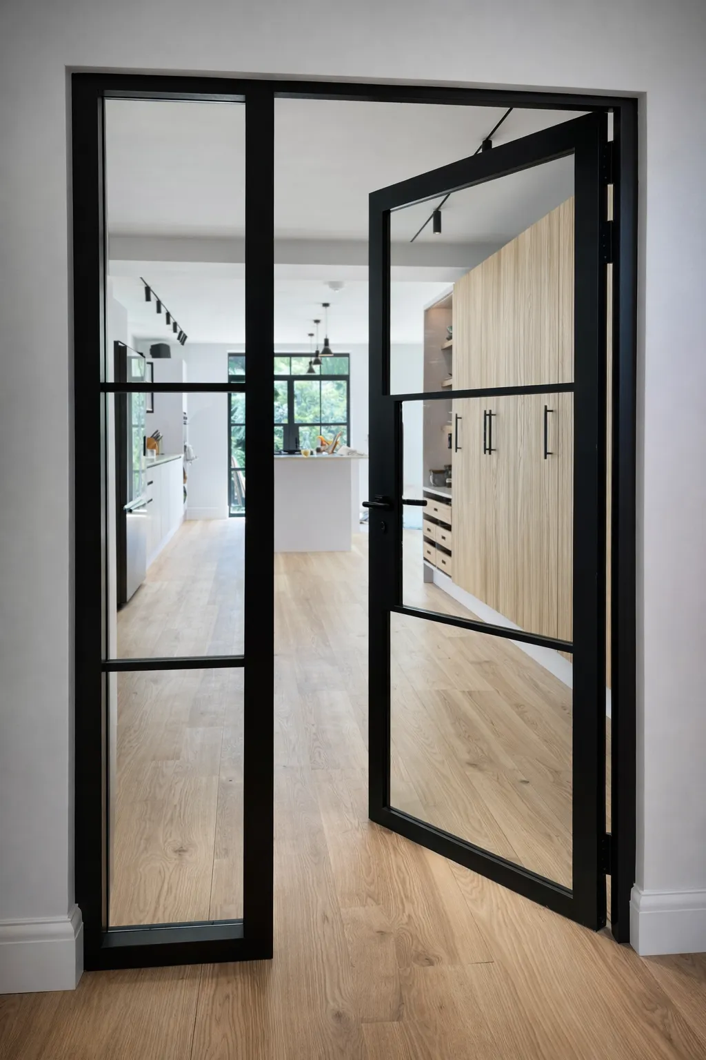 Industrial-style timber door set (3)