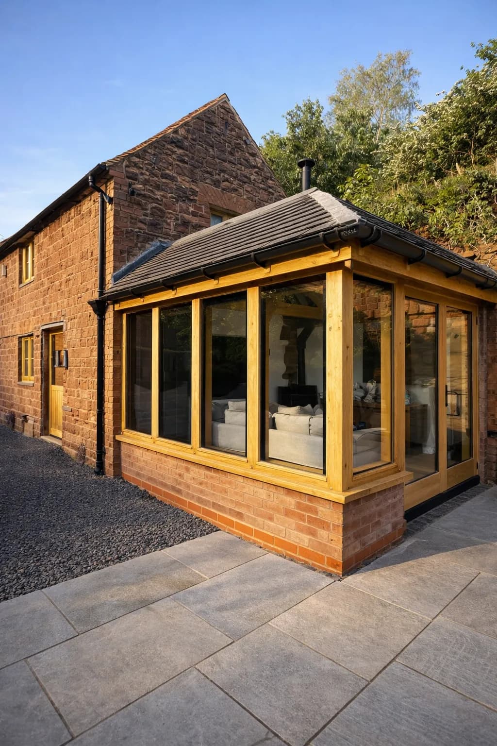 Oak frame extension (2)