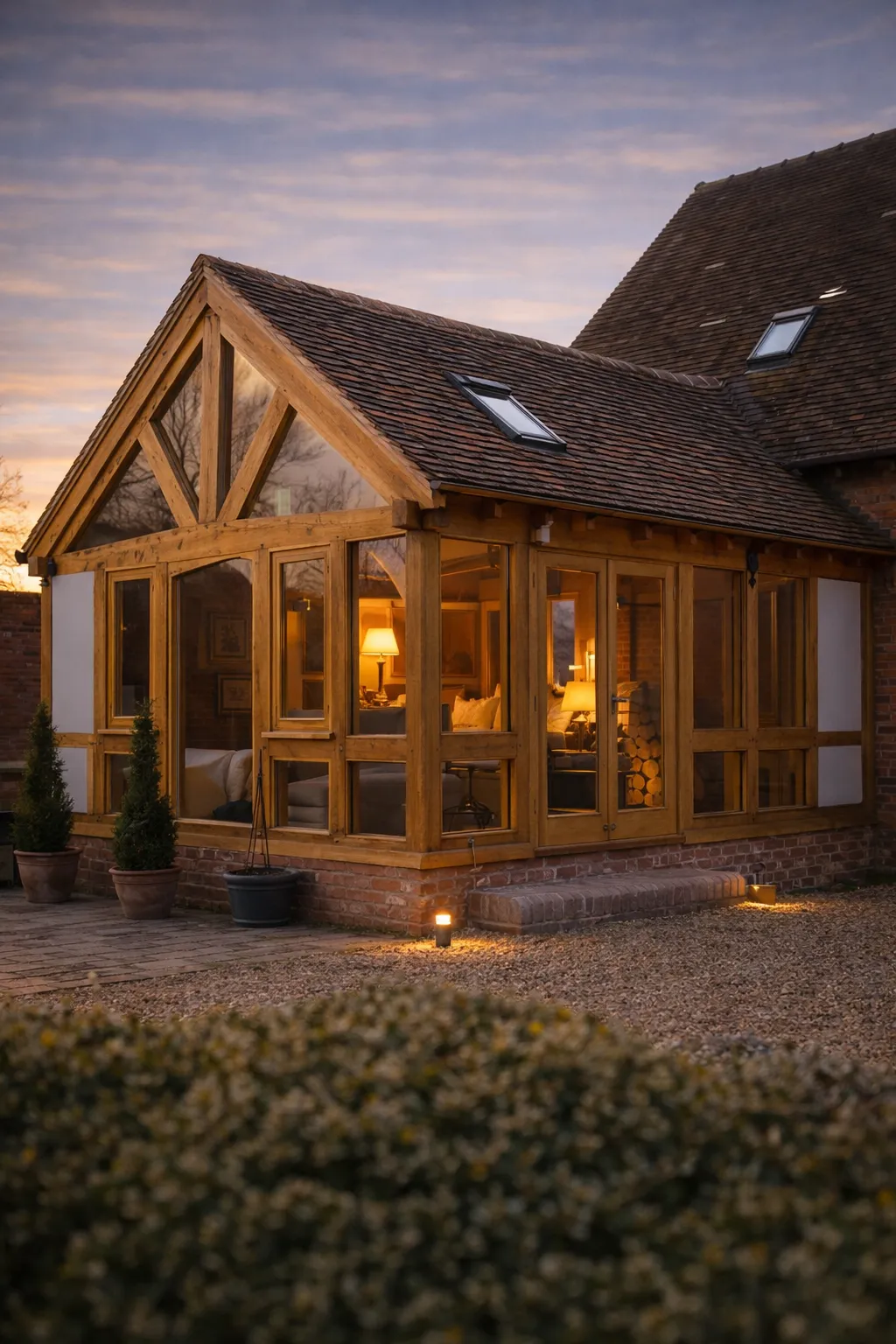 Oak frame extension (7)