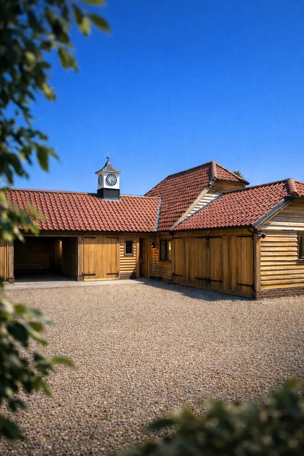 Oak frame garage (5)