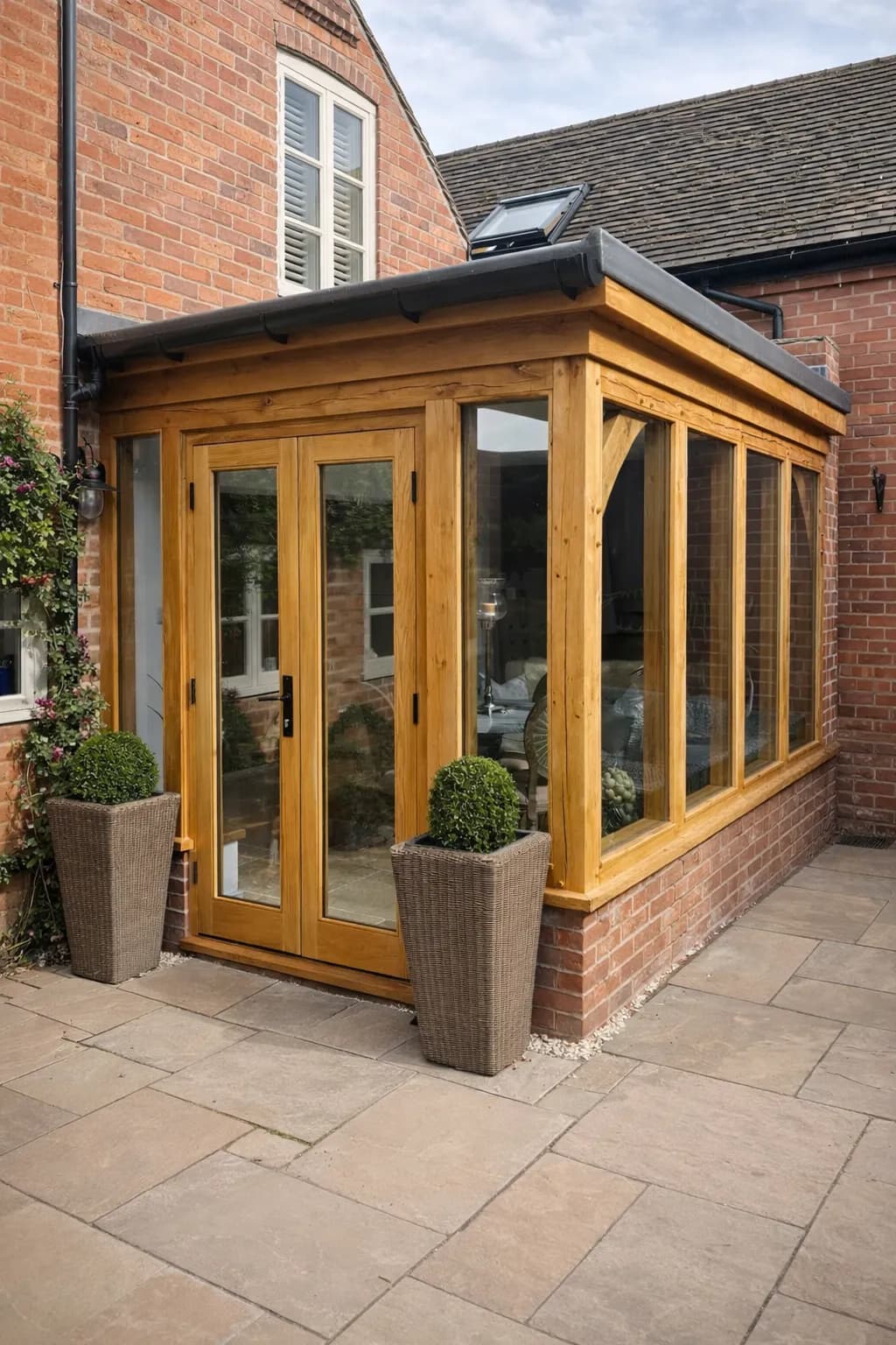 Oak frame orangery (1)