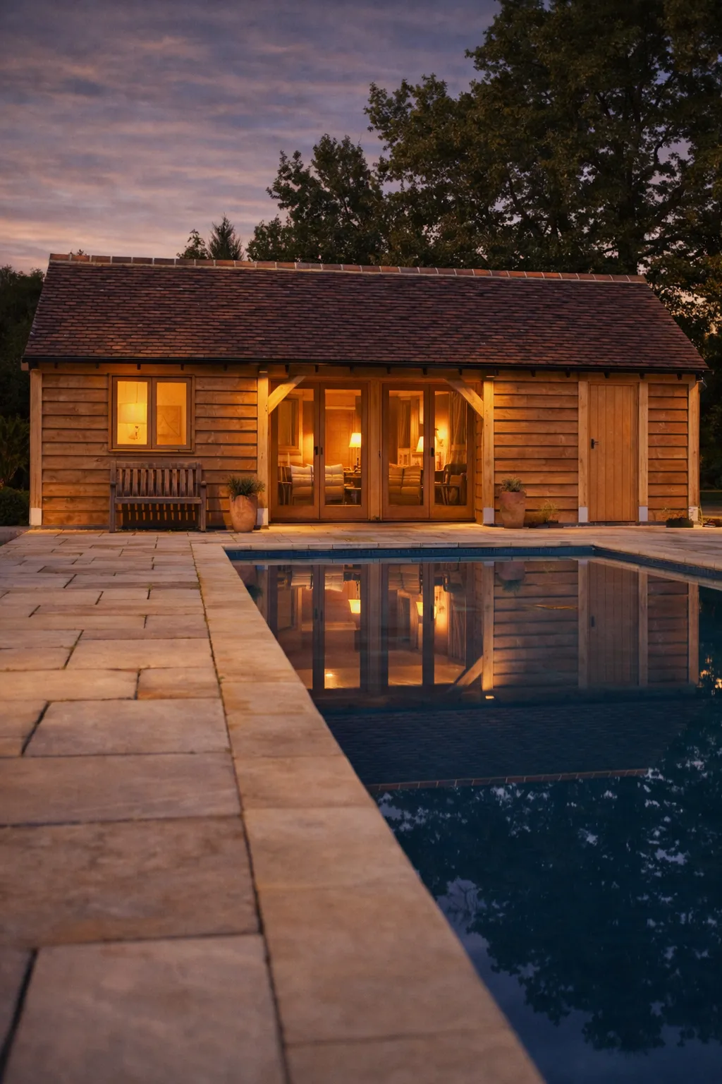 Oak frame orangery (8)