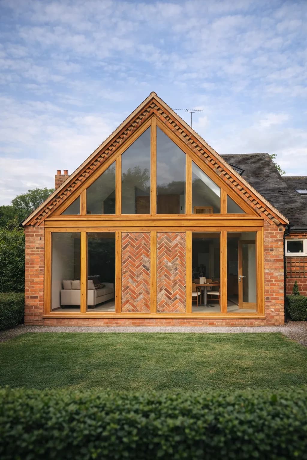 Oak frame orangery (9)