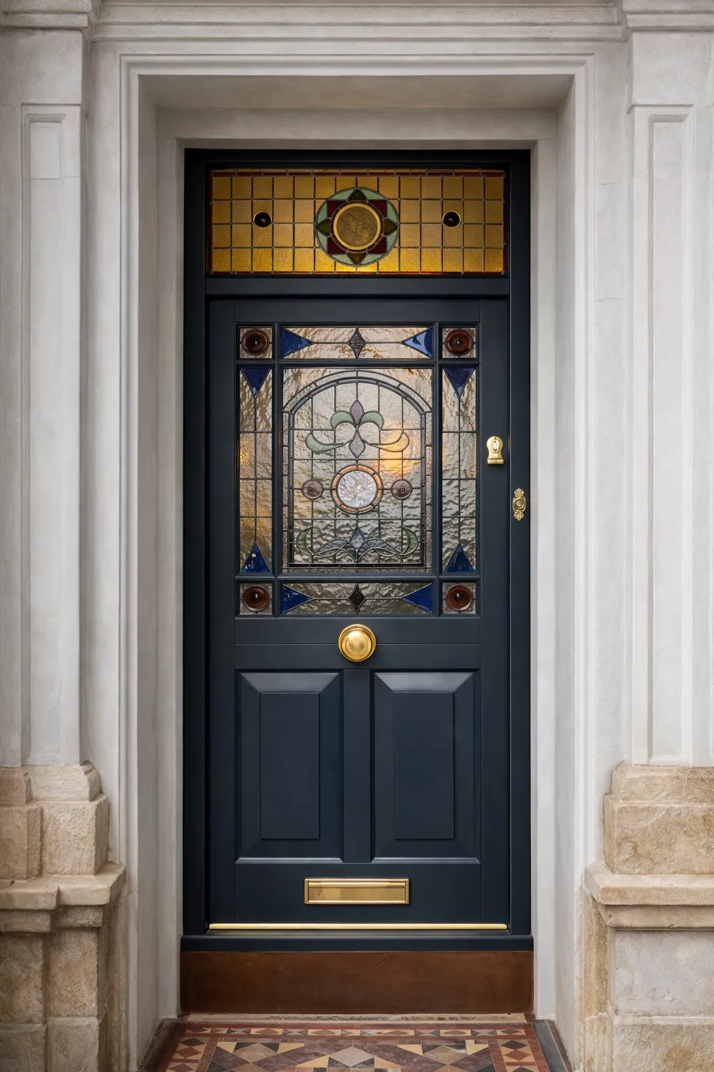 Bespoke period timber front door (5)