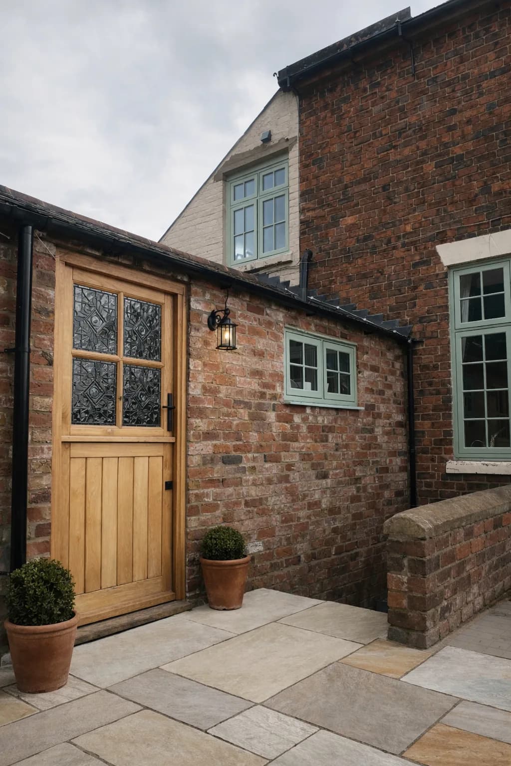 Split stable door in a cottage or farmhouse setting
